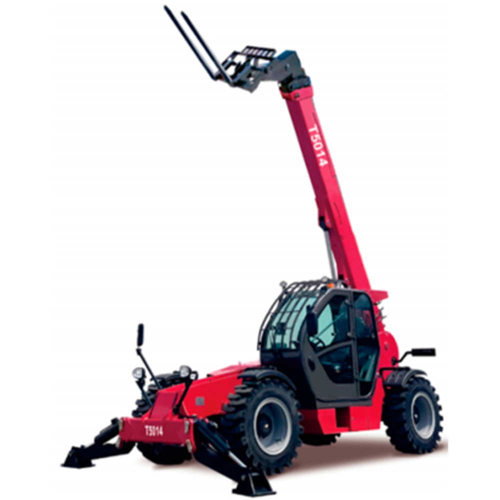 Телескопический погрузчик Yugong TR1450 4WD крабовый ход гп 5т
