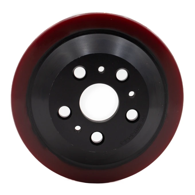 Колесо ведущее JAC/XILIN CDD15K (PU,250x70-55mm-5 отверстий)