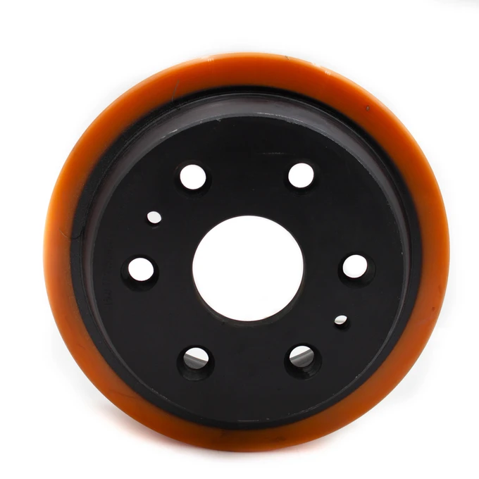 Колесо ведущее JAC/SHANN/XILIN CDD15-20K/CBD20-25R (PU,250x80-65mm-6 отверстий)