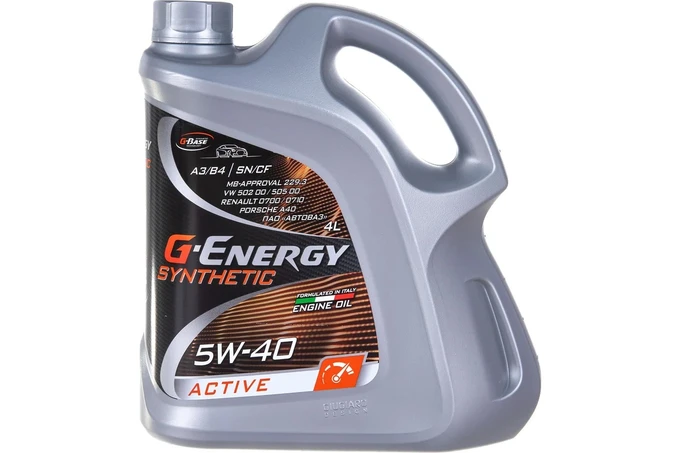 Масло моторное G-Energy Synthetic Active 5W-40, 4л