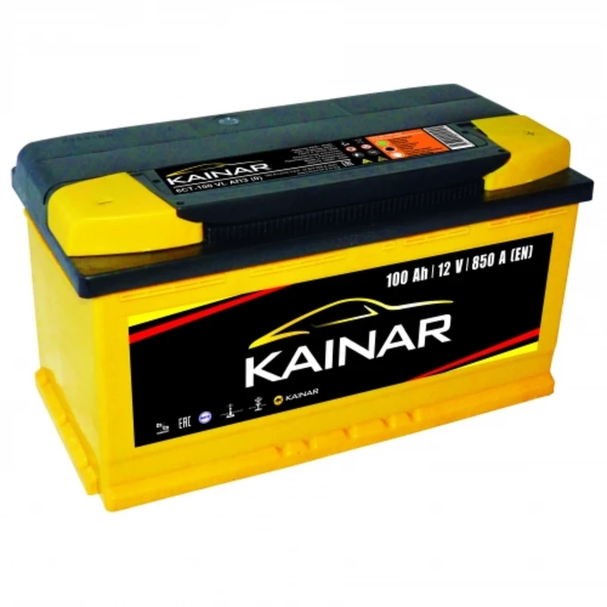Аккумулятор KAINAR 6ст-100 Ач, п.п.